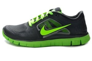 Nike Free 5.0 V4 Mens Shoes Black Green